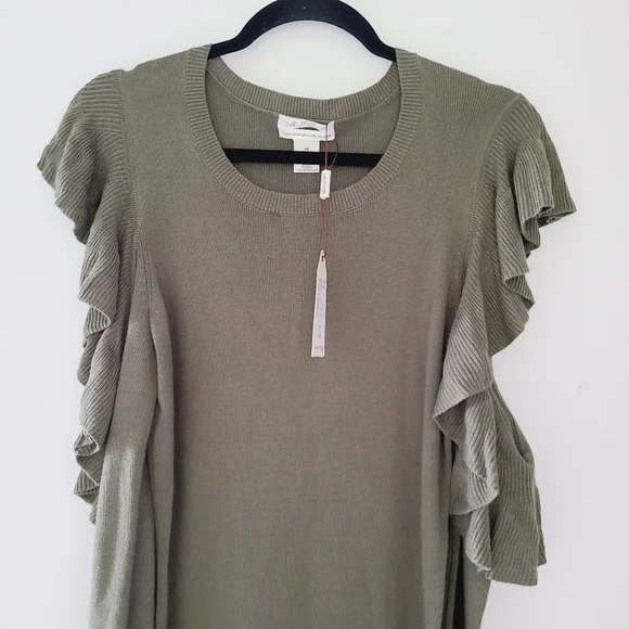 NWT MAX STUDIO SPECIALITY PRODUCTS olive renee sweater dress - Picture 2 of 8